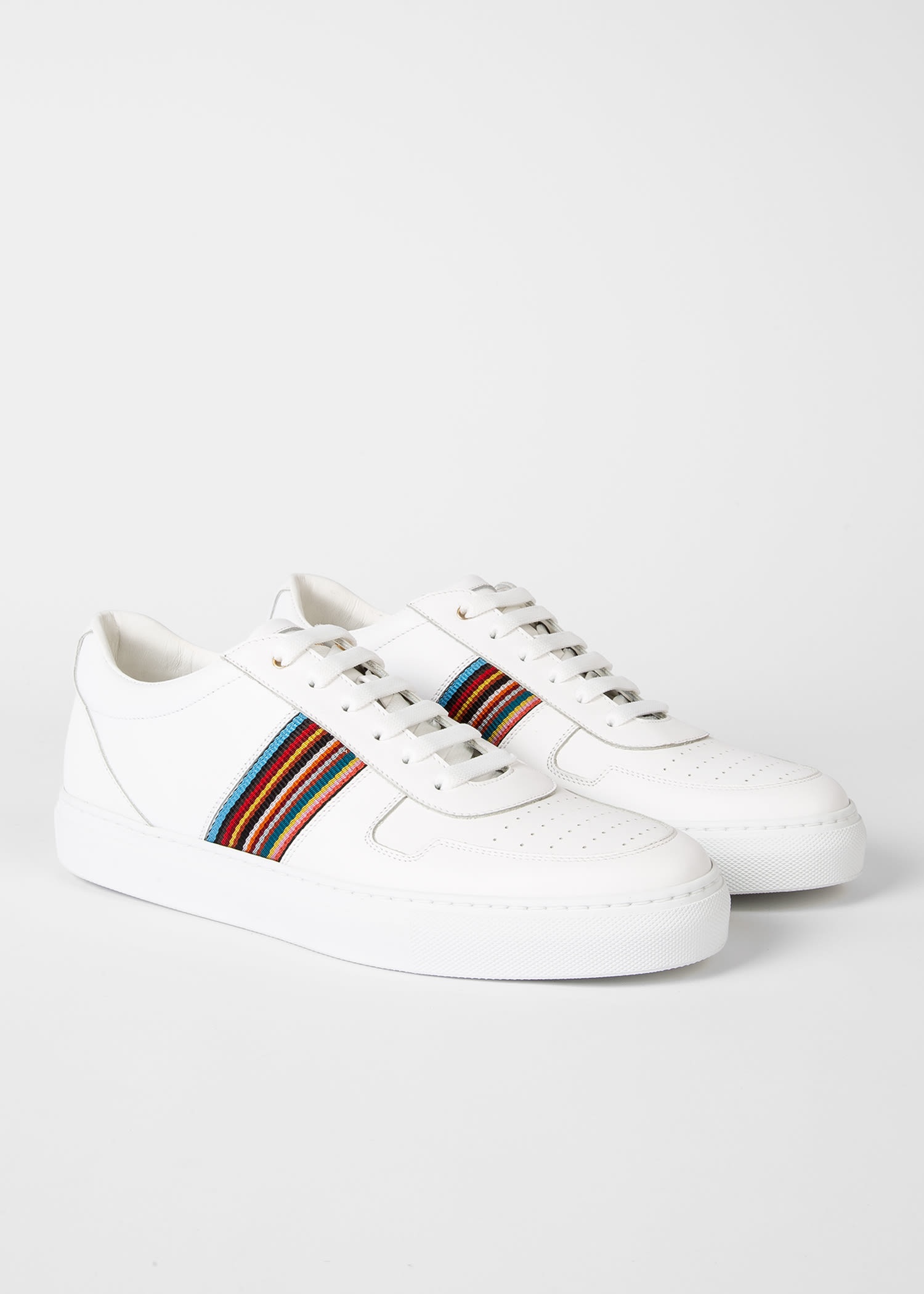 Leather 'Fermi' Sneakers - 4