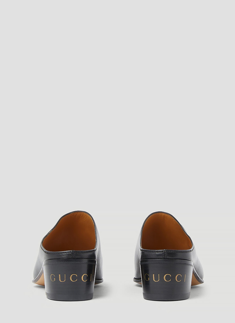 남자의 heeled mule 4