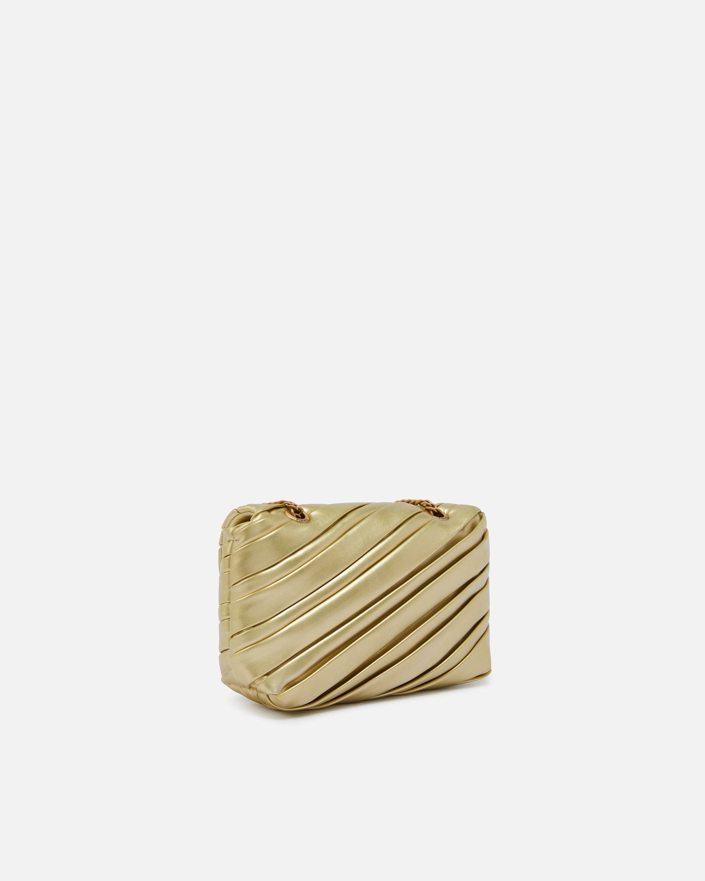 ELEGANT BABY LOVE BAG PUFF GOLDEN CROSSBODY BAG - 2