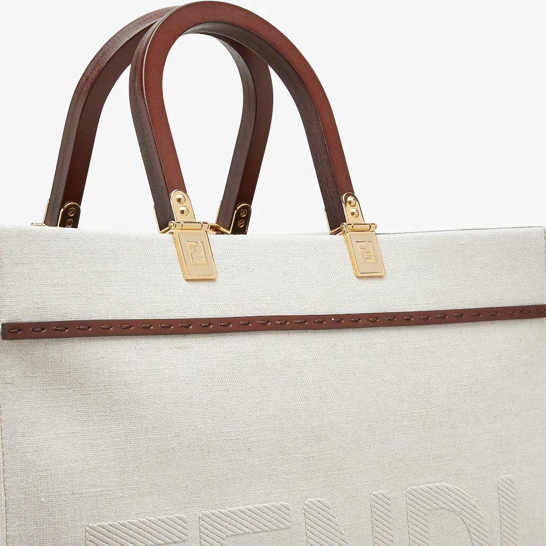 White canvas shopper - 5