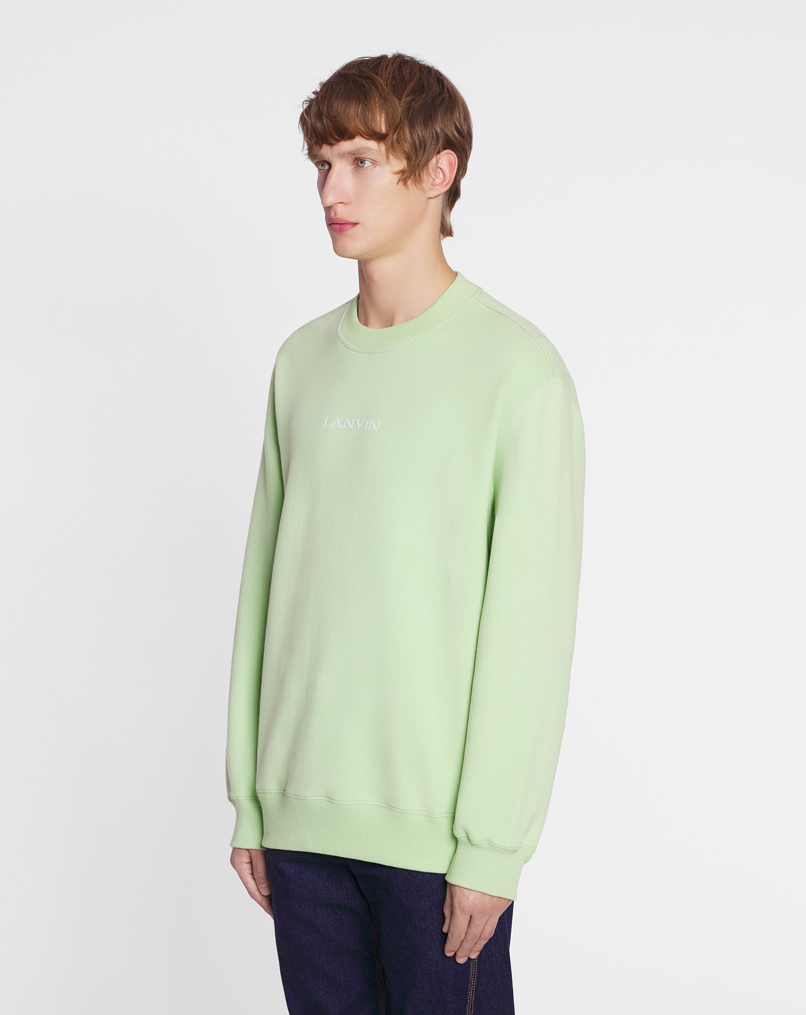 LANVIN EMBROIDERED OVERSIZED SWEATSHIRT - 3