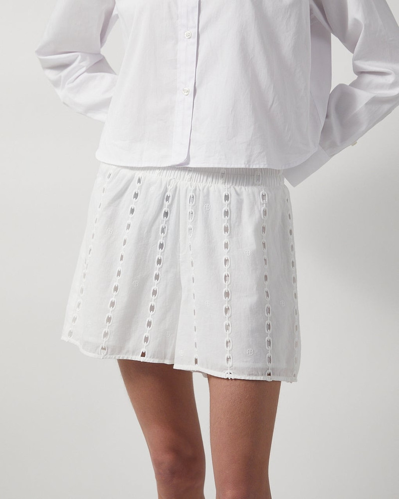 ANINE BING Shorts Kam  White outlook