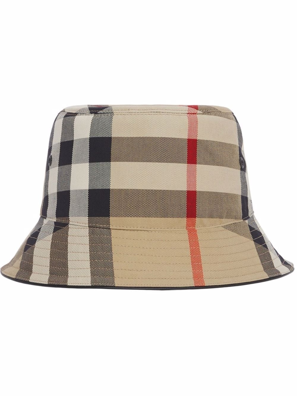 Vintage Check bucket hat - 1