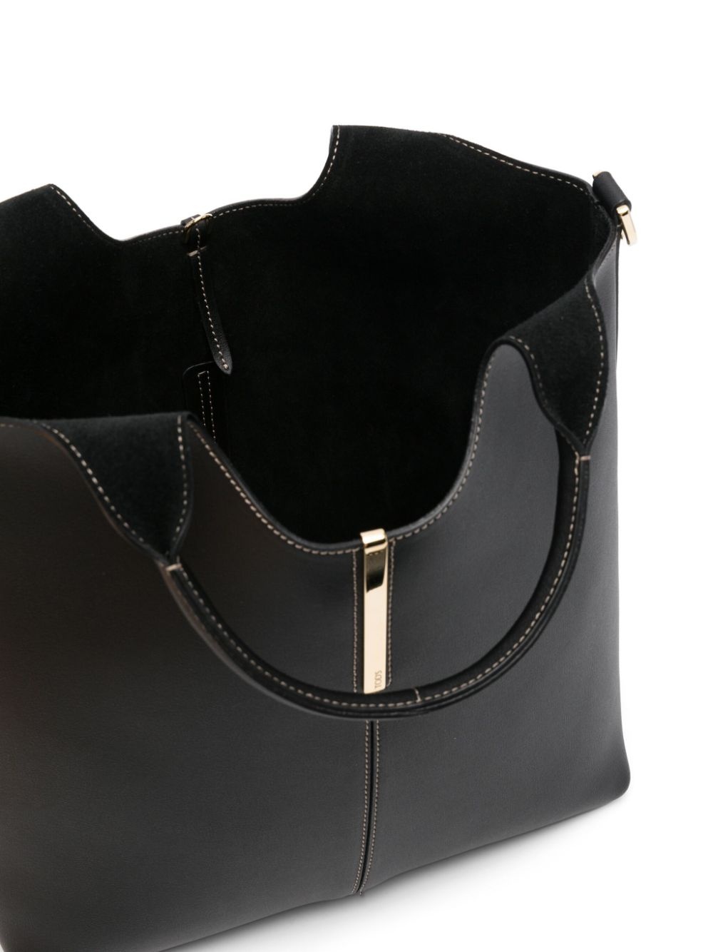 mini leather tote bag - 5