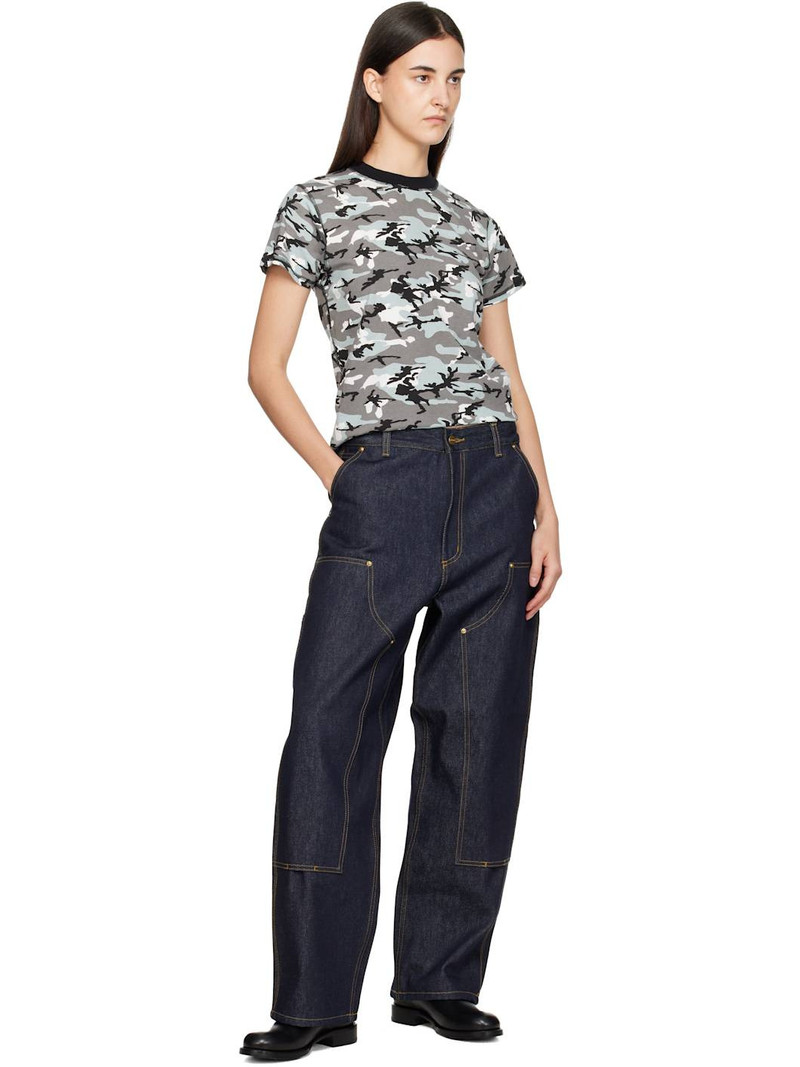 Carhartt Blue Denim Brandon Double Knee Jeans outlook