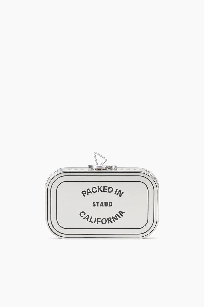 STAUD STAUDINES TIN CLUTCH SILVER MULTI 3