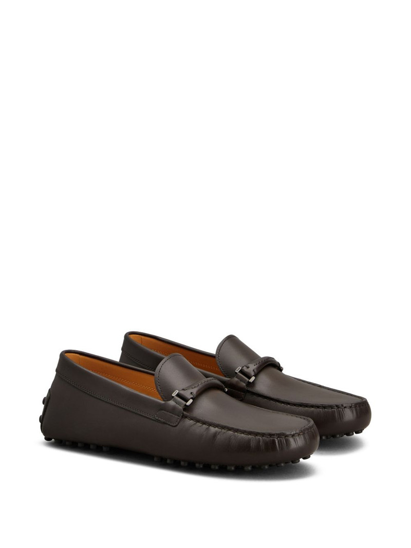 Tod's leather loafers outlook