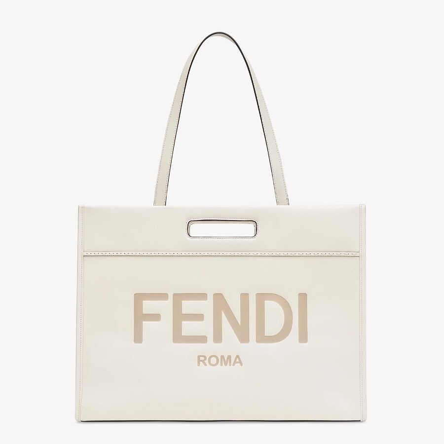 White leather shopper - 2