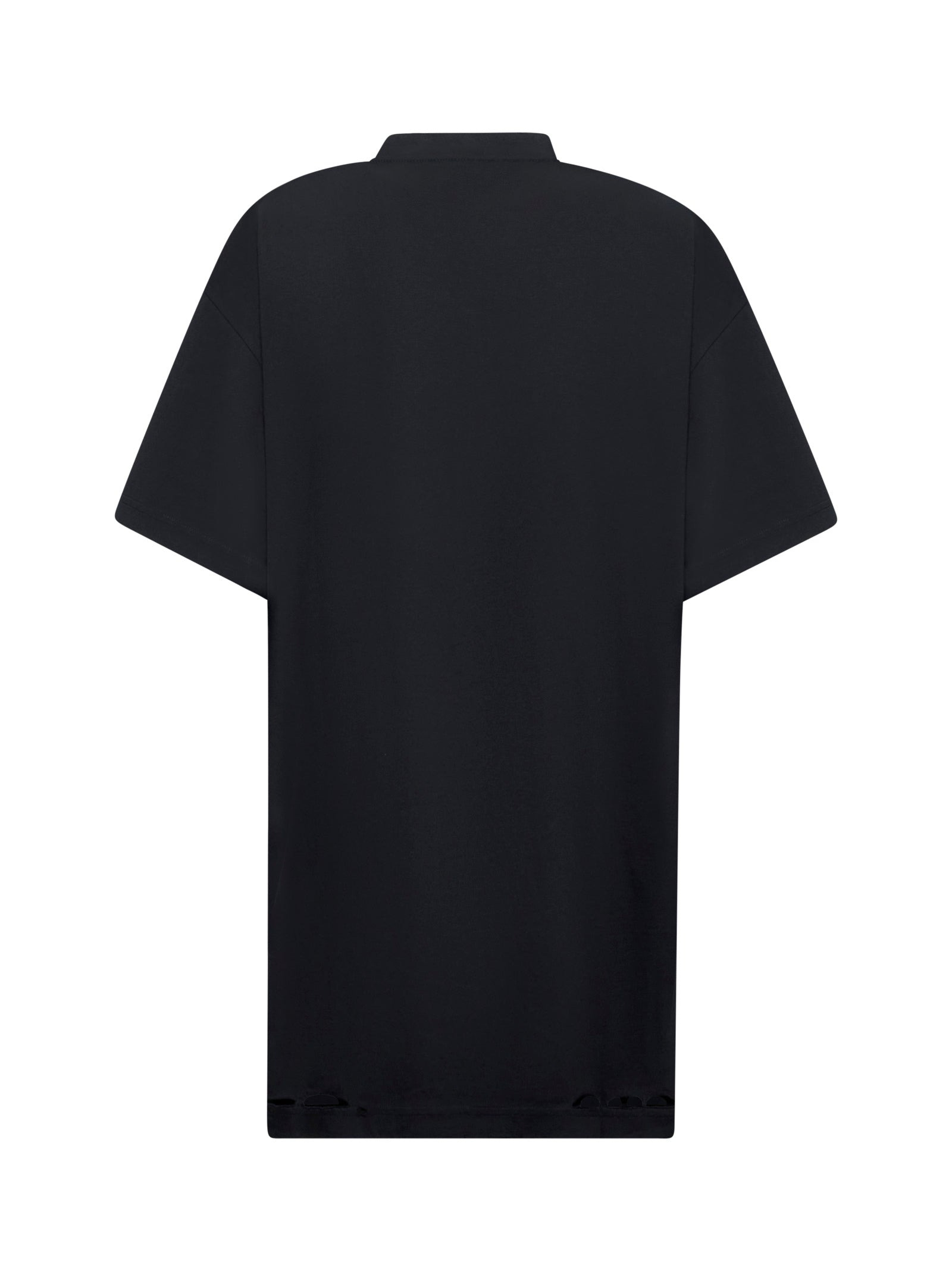 Black Optical Oversize T-Shirt - 2
