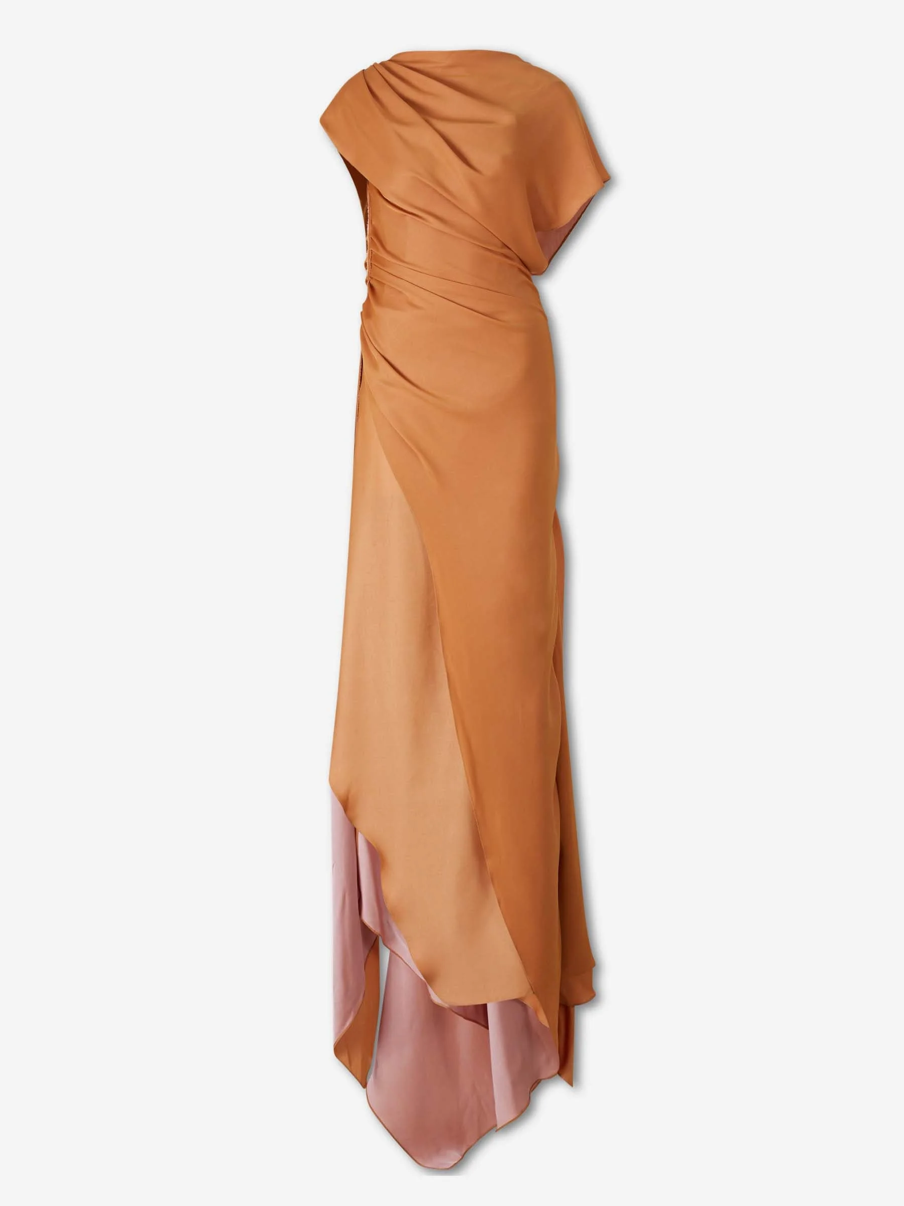 DRAPED MAXI DRESS - 1