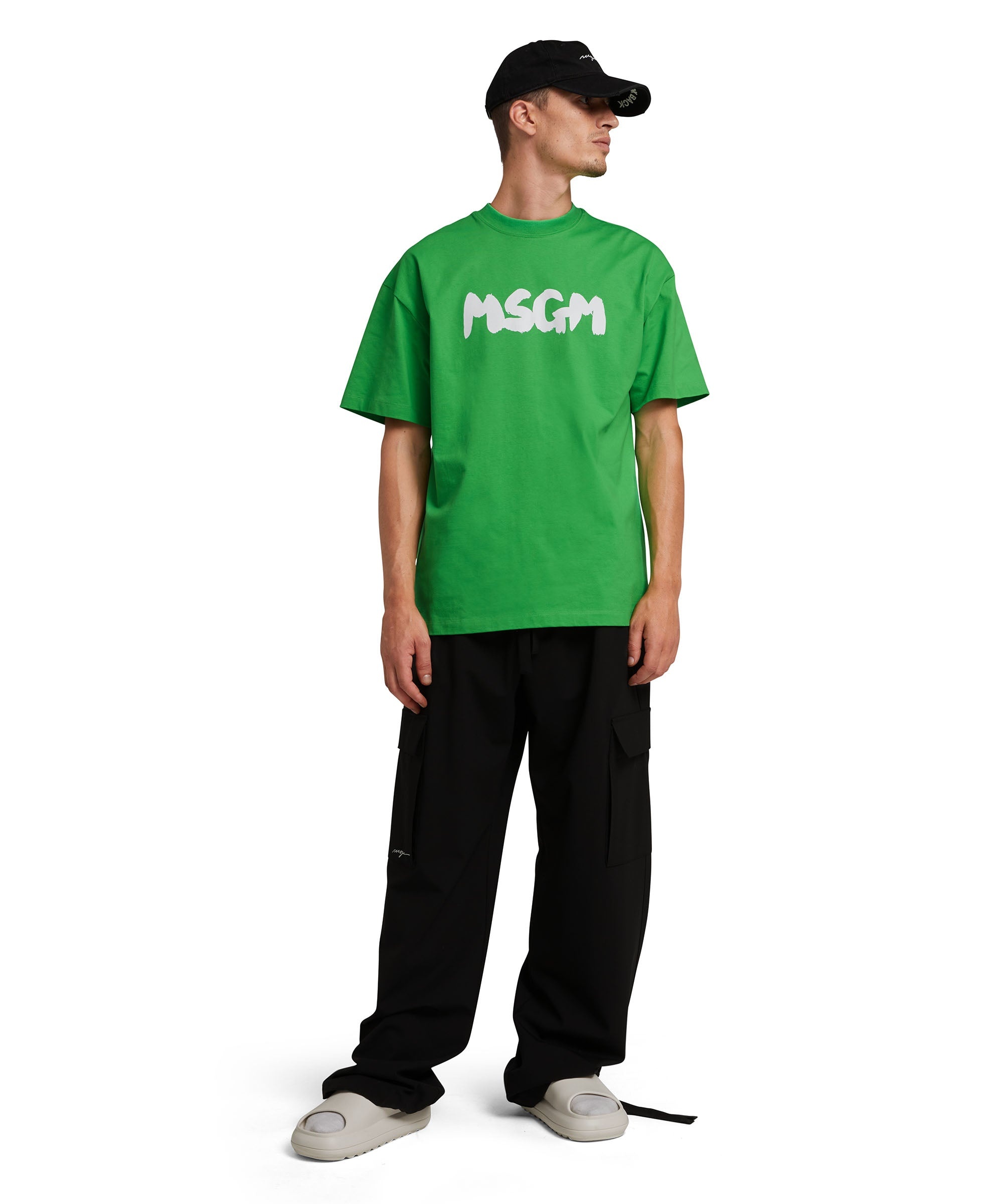 T-Shirt with new brushstroke logo - 5