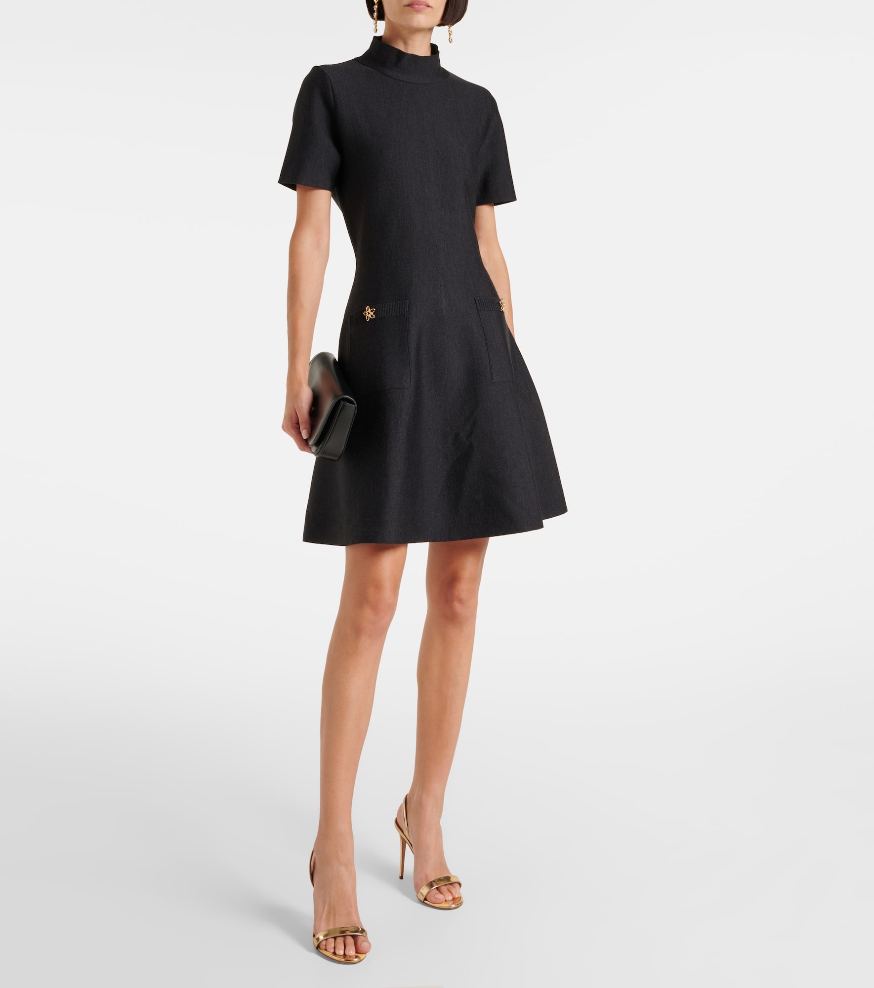 Wool-blend minidress - 2