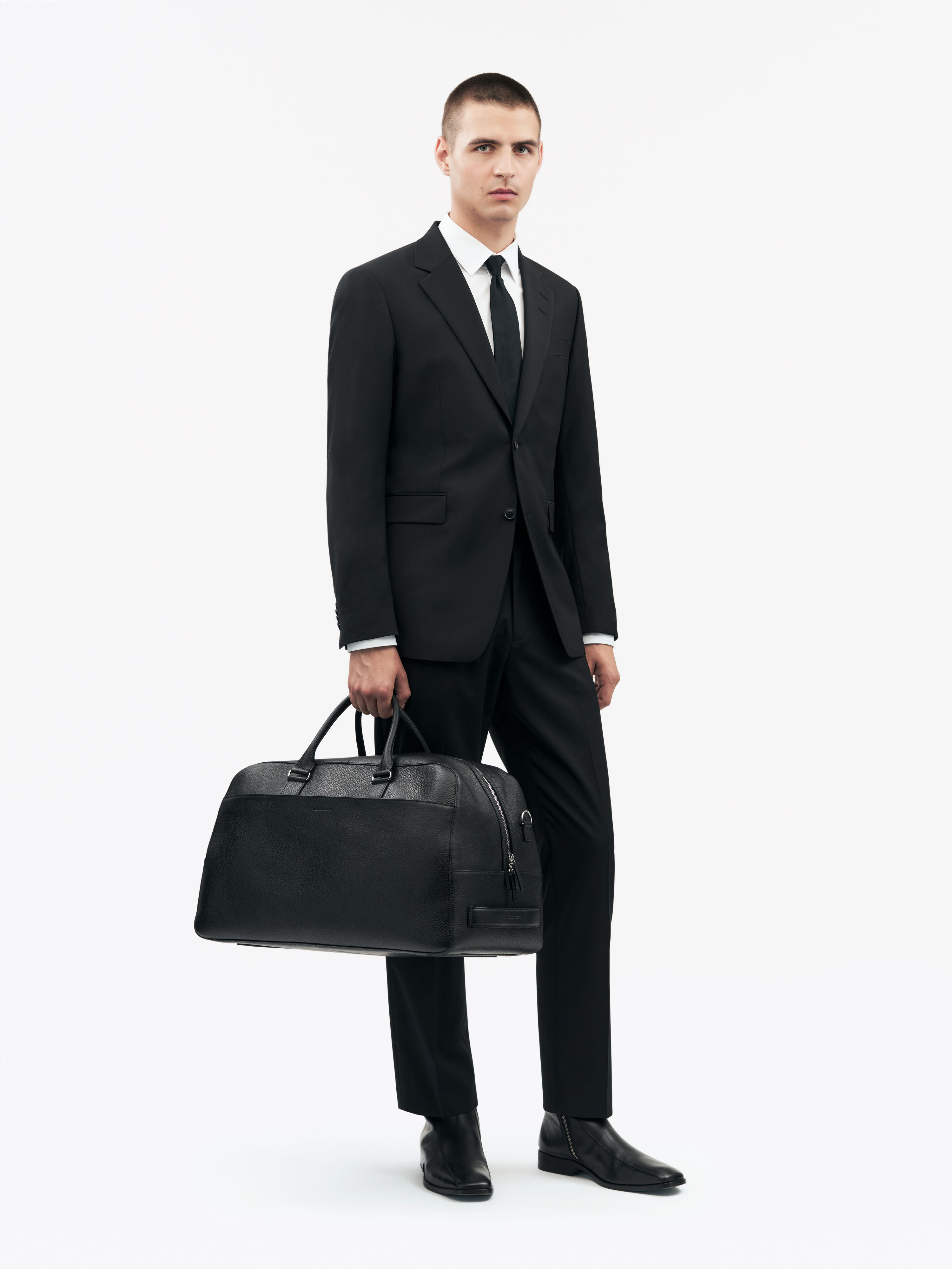Brome Weekend Leather Bag - 4