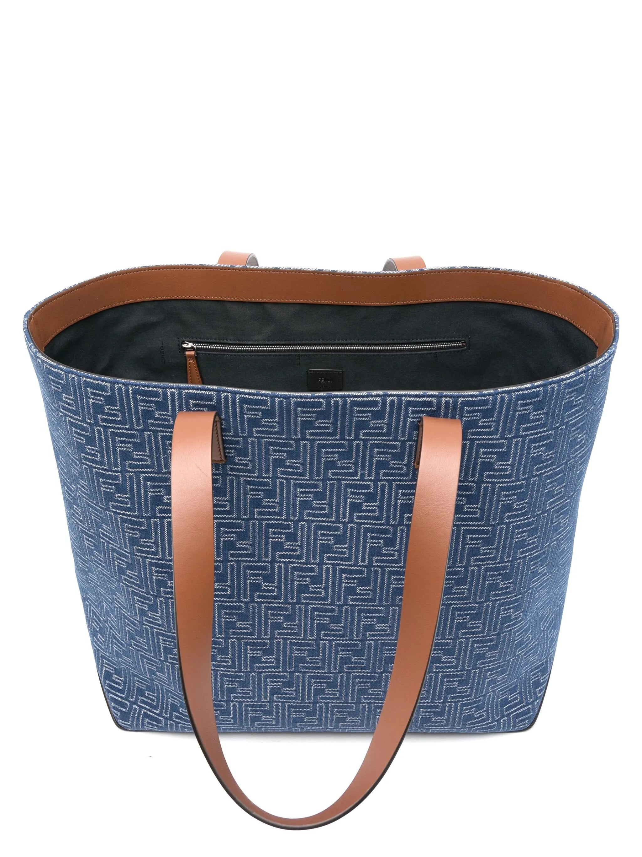 Medium FF Jacquard Shopping Bag - 4
