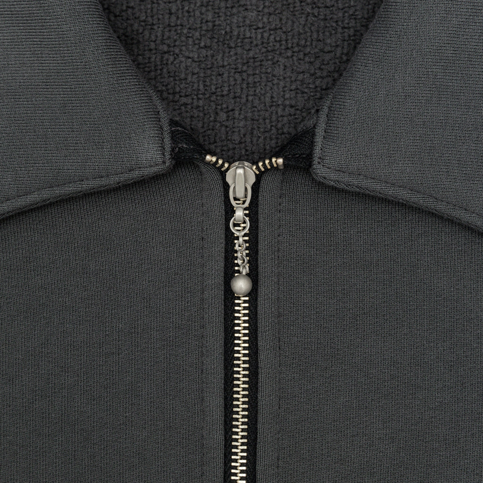 COTTON WOOL QUARTER ZIP SWEATSHIRT - 3
