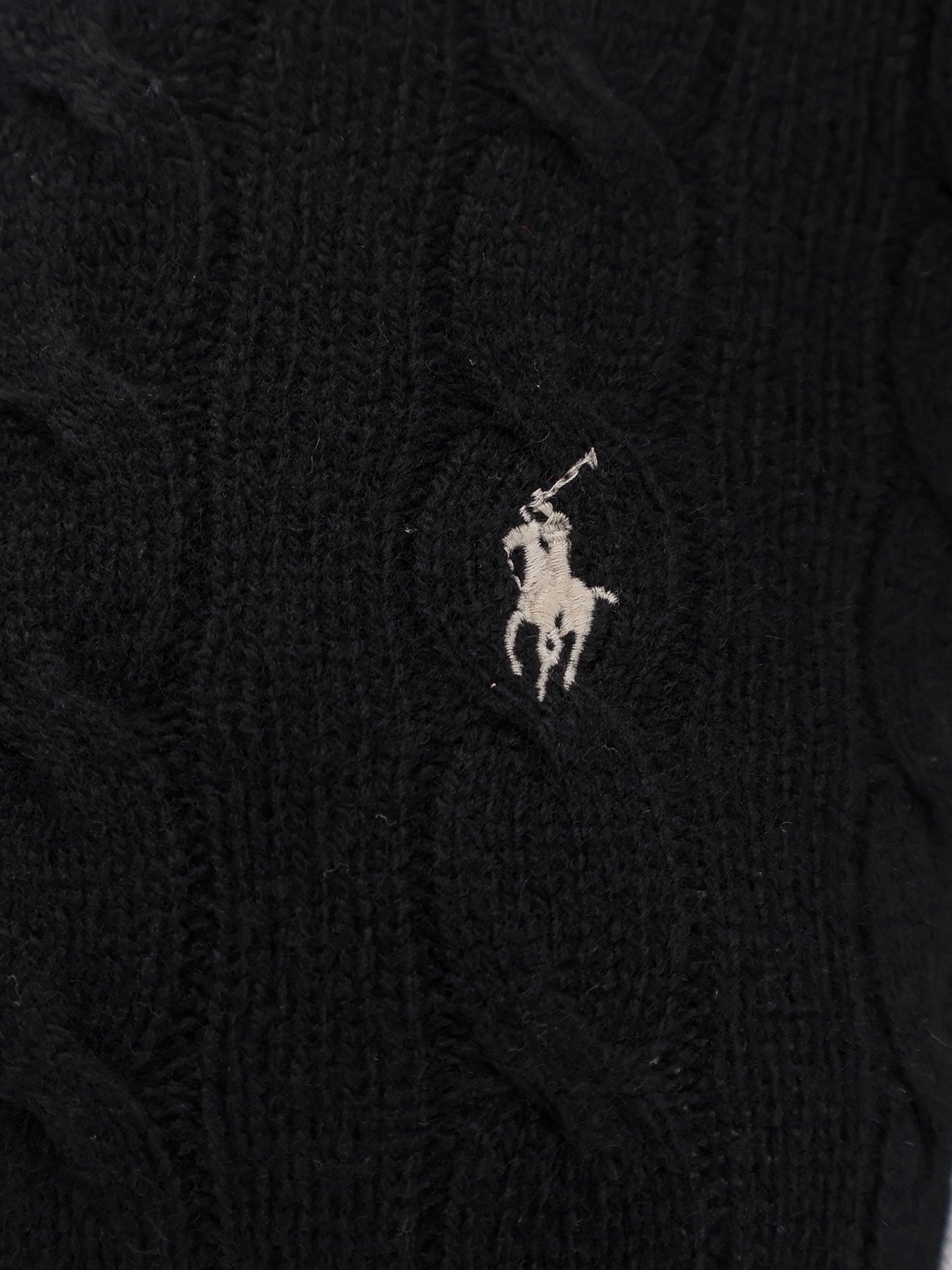 POLO RALPH LAUREN - Polo Ralph Lauren Wool And Cashmere Cable Knit Sweater - 3