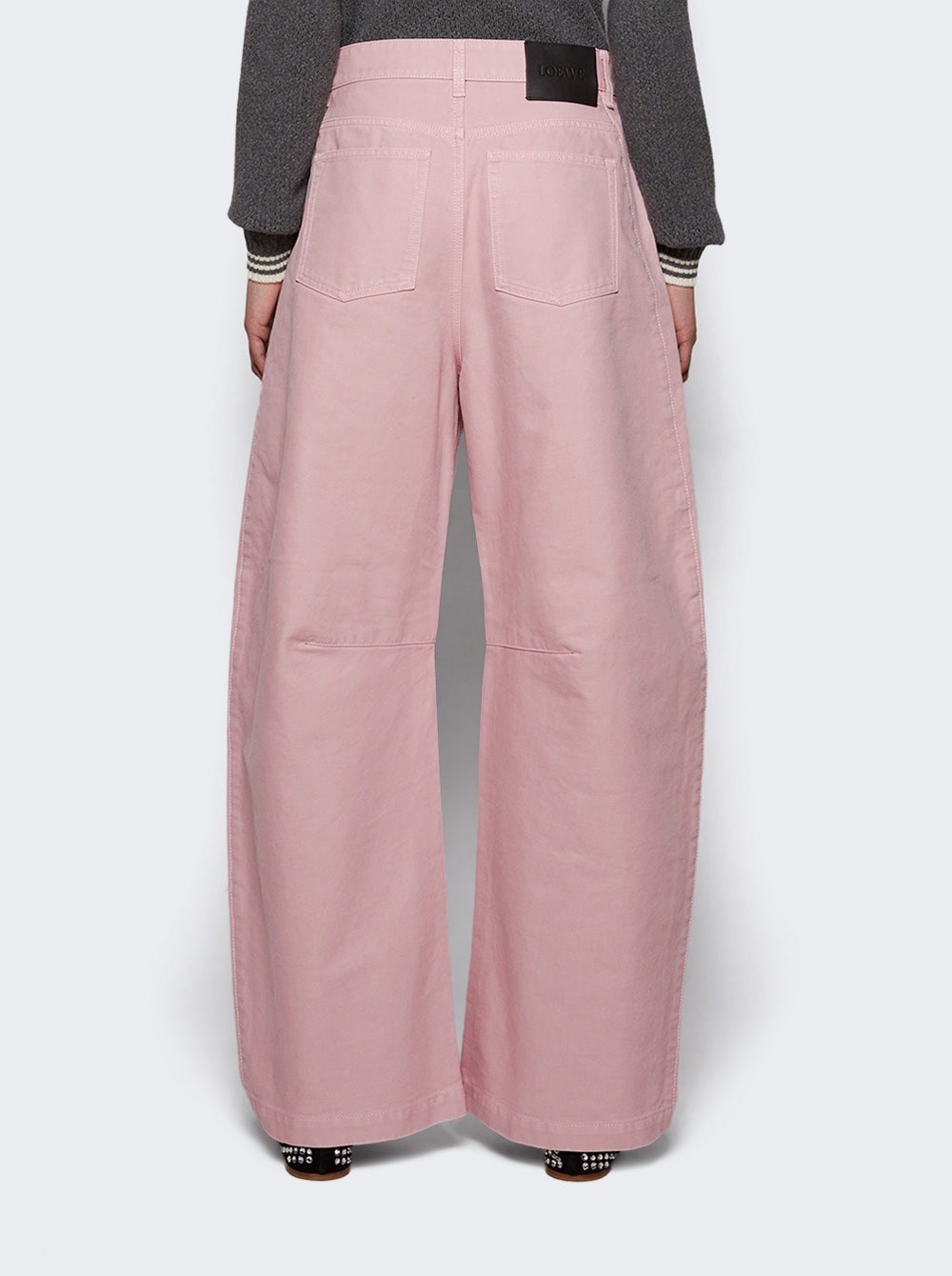 Barrel Trousers Pink - 4