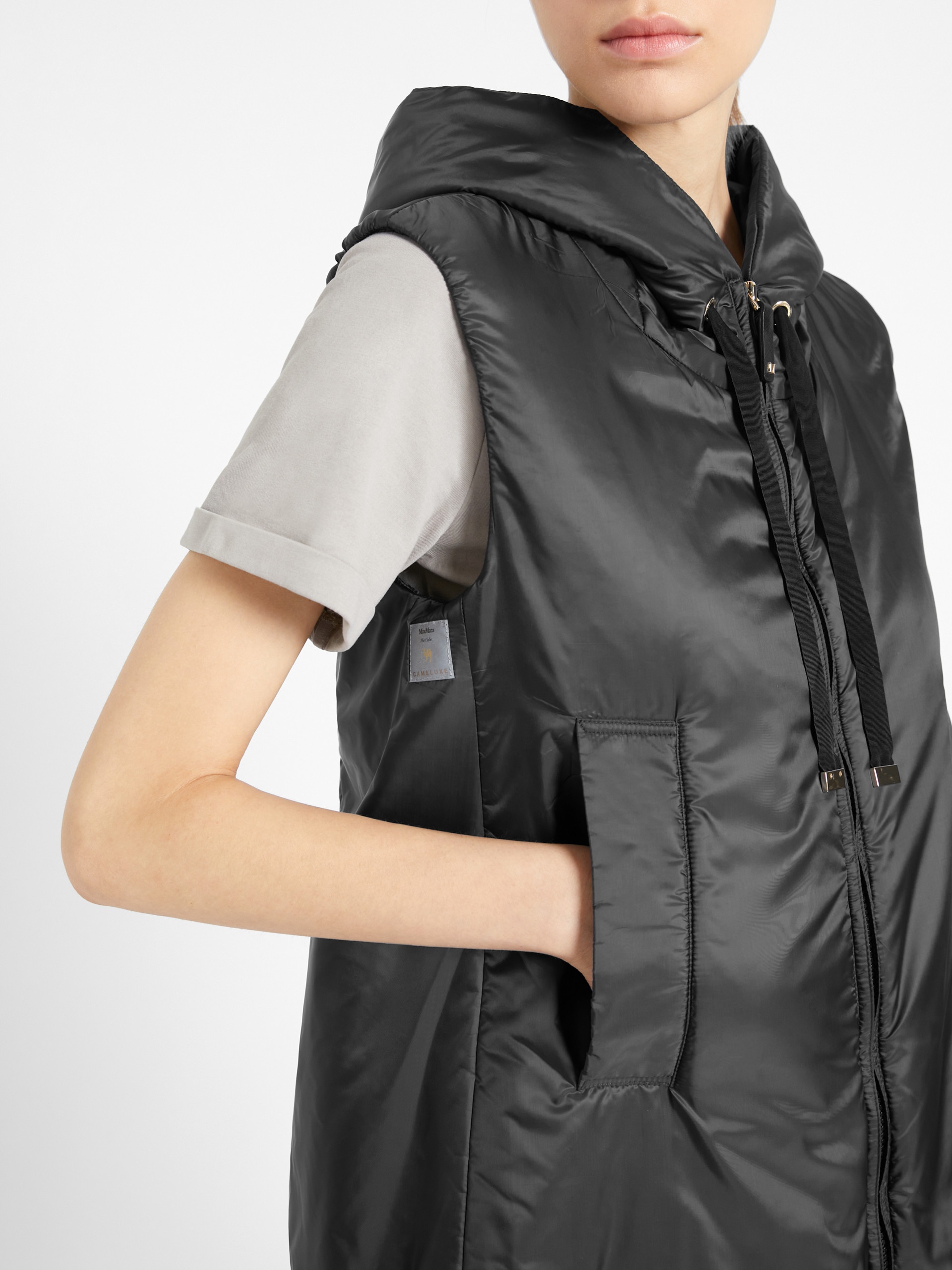 GREENGO Water-resistant technical canvas gilet - 5