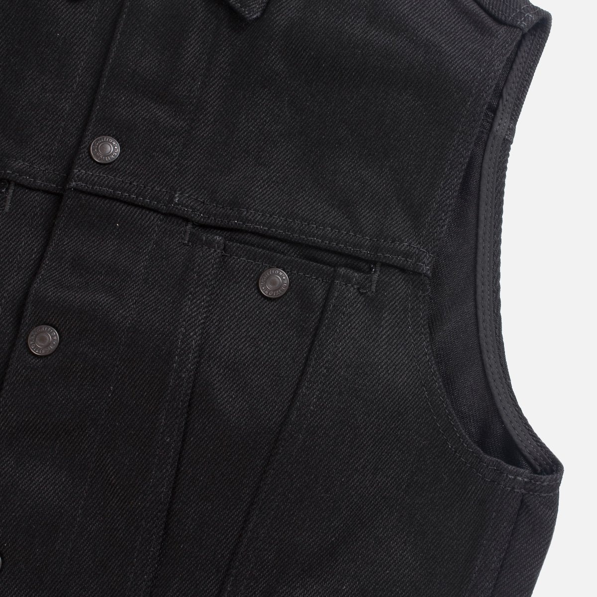 IGW-201B Ignition Works 20oz Denim Tracker Vest - Black - 7