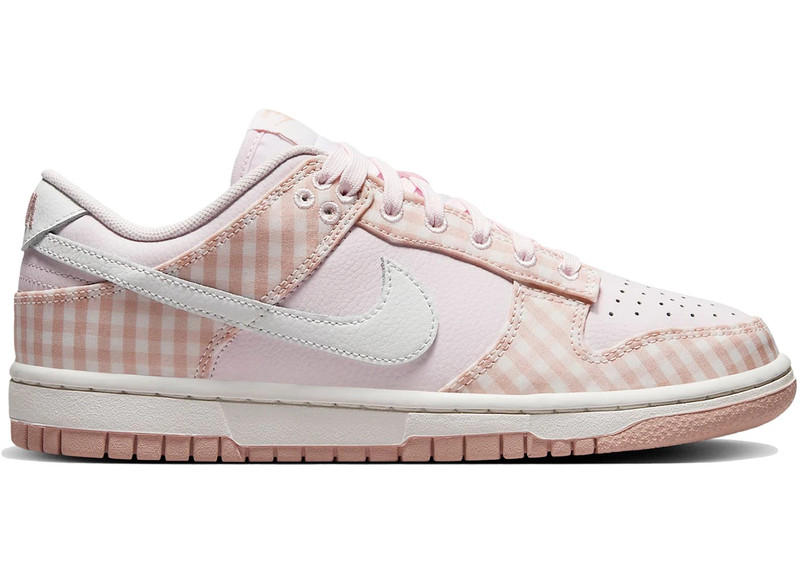 Nike Dunk Low Pearl Pink Gingham (Women's) - 1