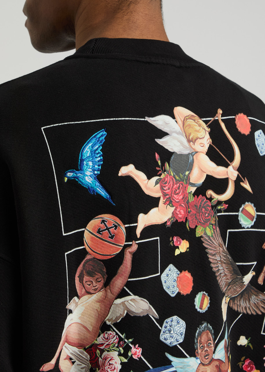Off-white Arrows Skate Printed Cotton Sweatshirt - 5