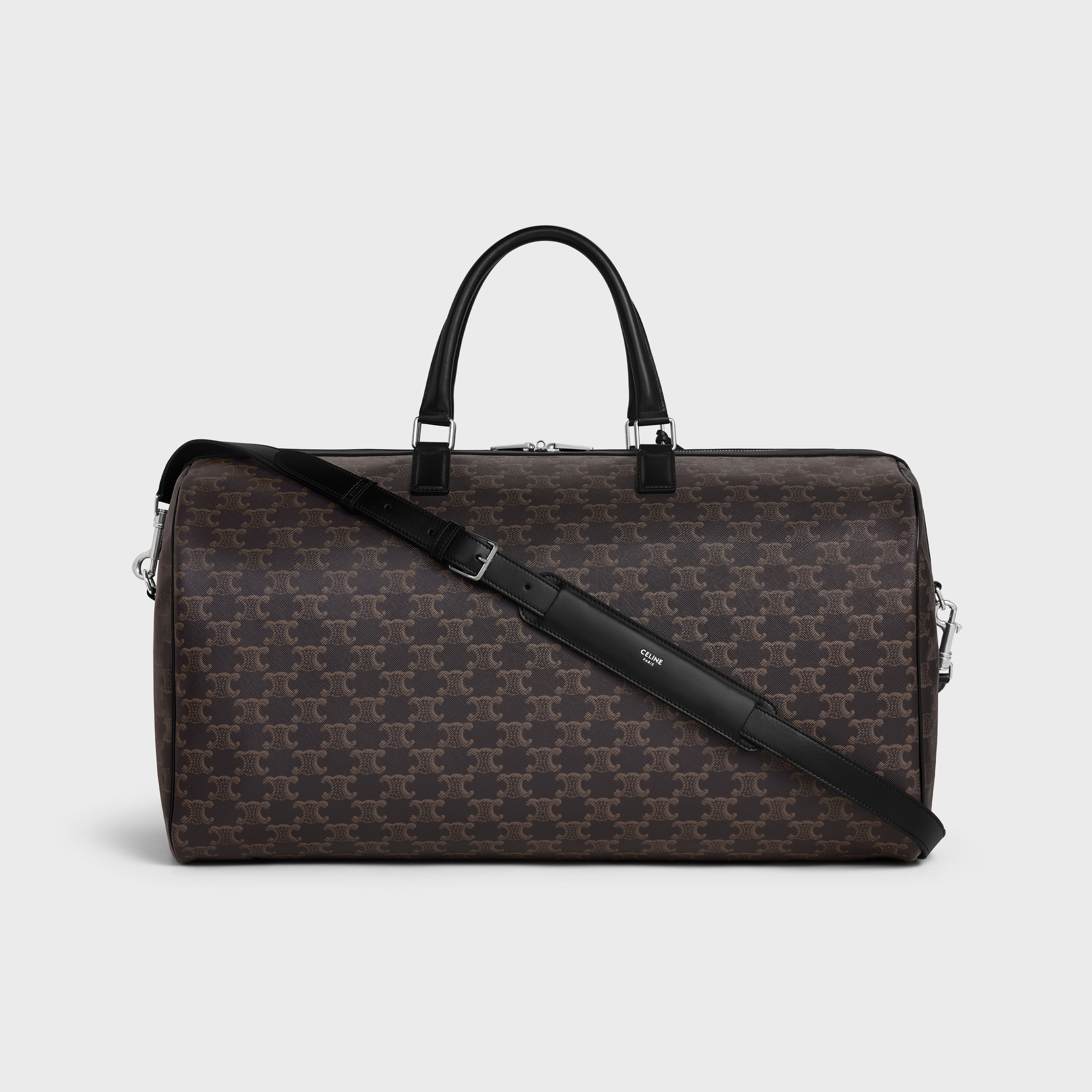 Large Voyage bag in Triomphe Canvas with David Weiss Wave Print - 3