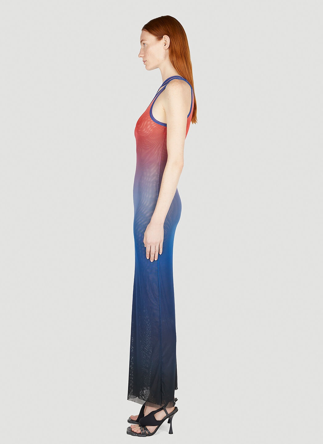Mesh Tank Maxi Dress - 3