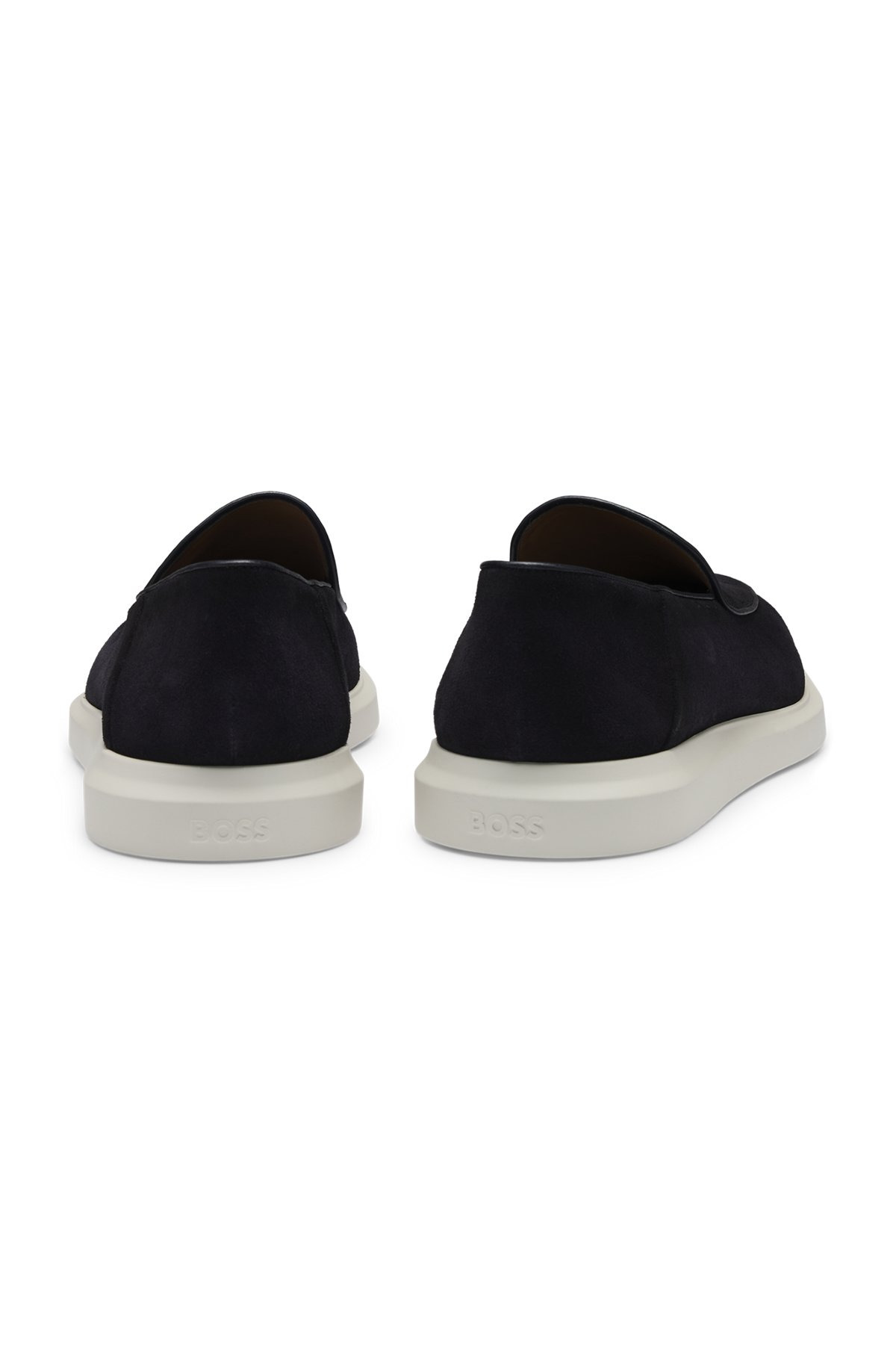 SUEDE LOAFERS WITH LOGO DETAILS - 5
