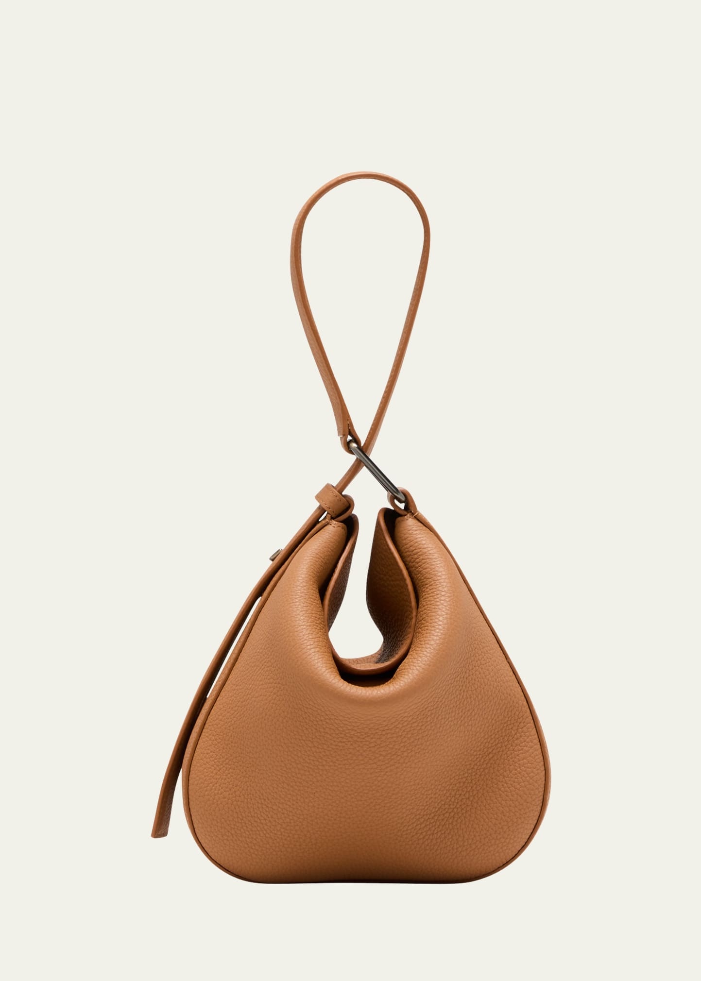 Anna Little Leather Hobo Bag - 1
