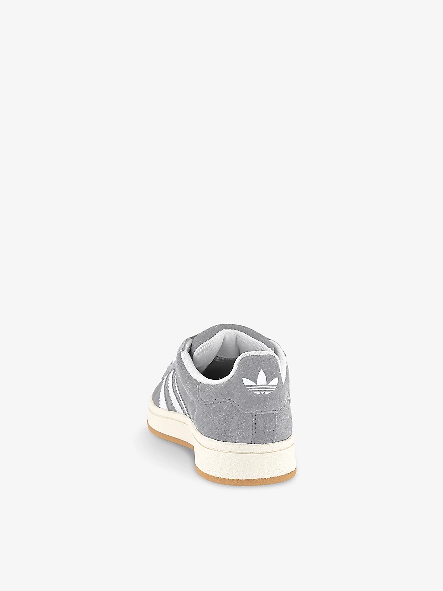 Campus 00s brand-stripe low-top suede trainers - 4