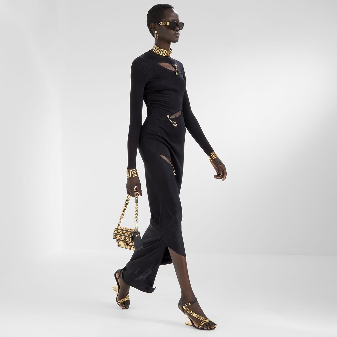 Fendace black acetate sunglasses - 4