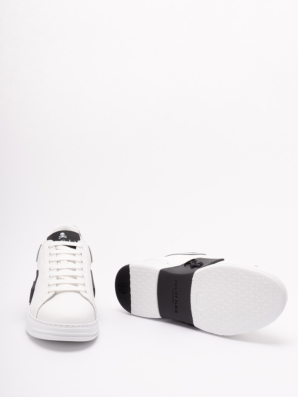 Nappa Leather Sneakers Low-Top `Hexagon` - 4