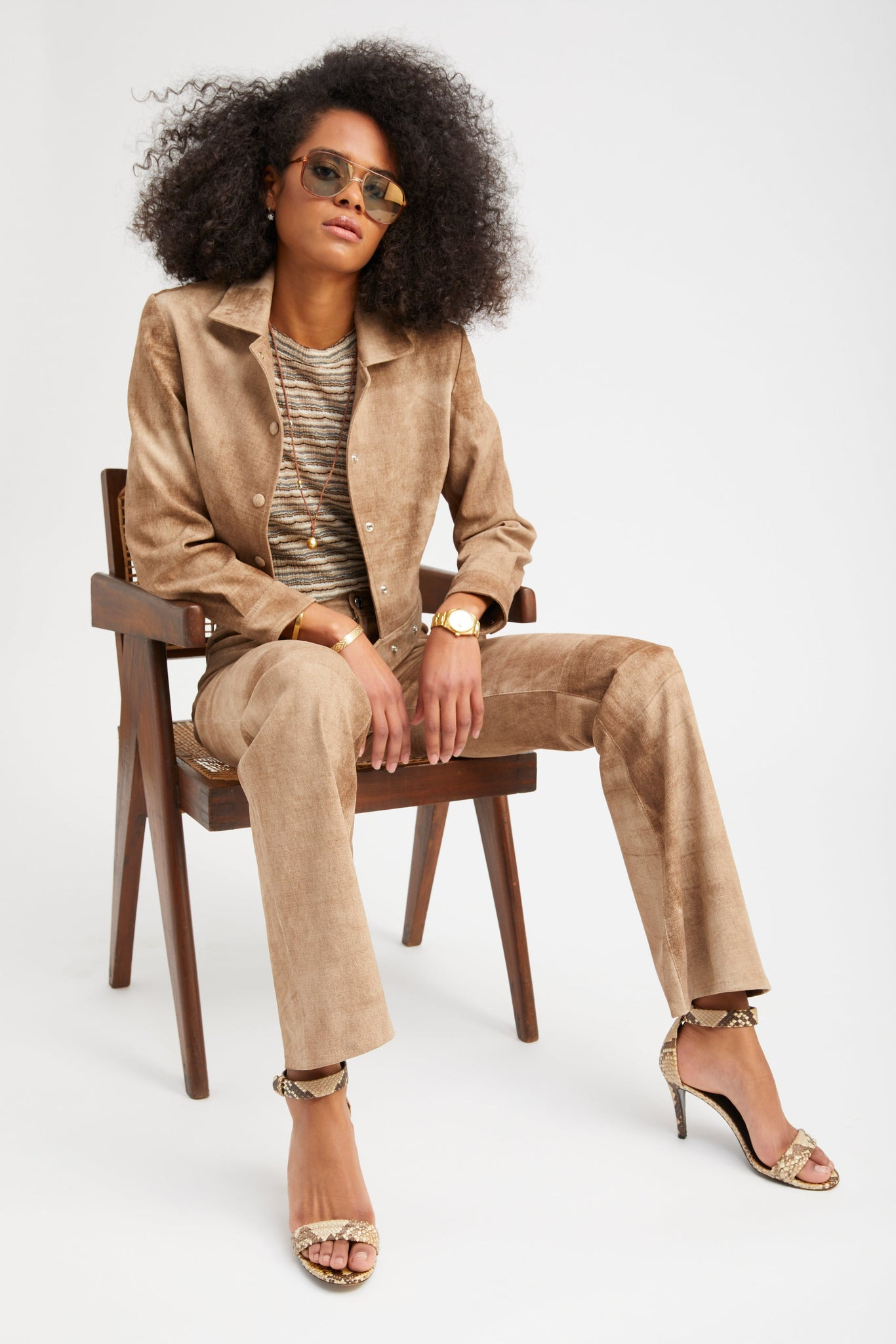 SEPIA SUEDE HARDY JACKET - 3