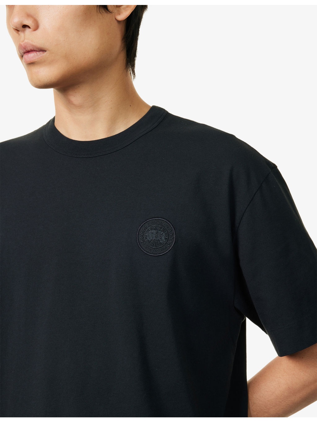 Gladstone Embroidered Cotton-Jersey T-shirt - 5