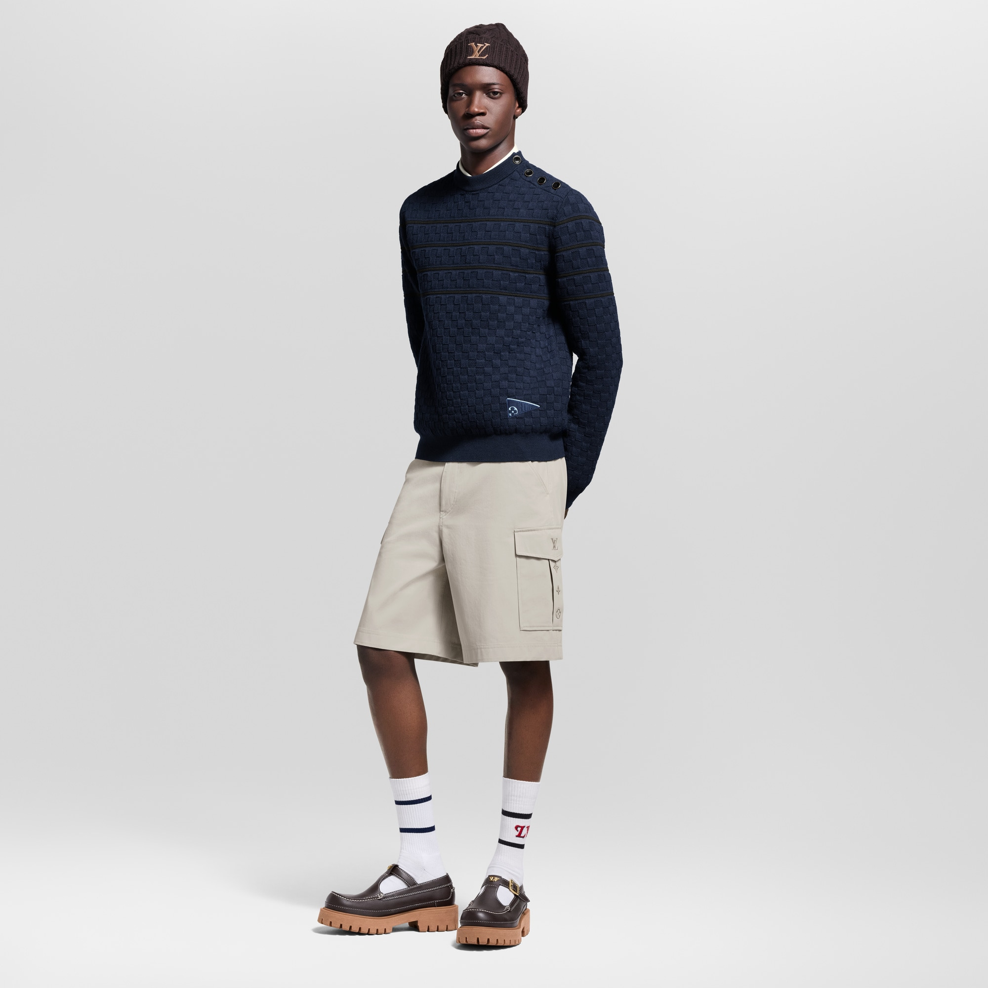 Damier Stripes Pullover - 3