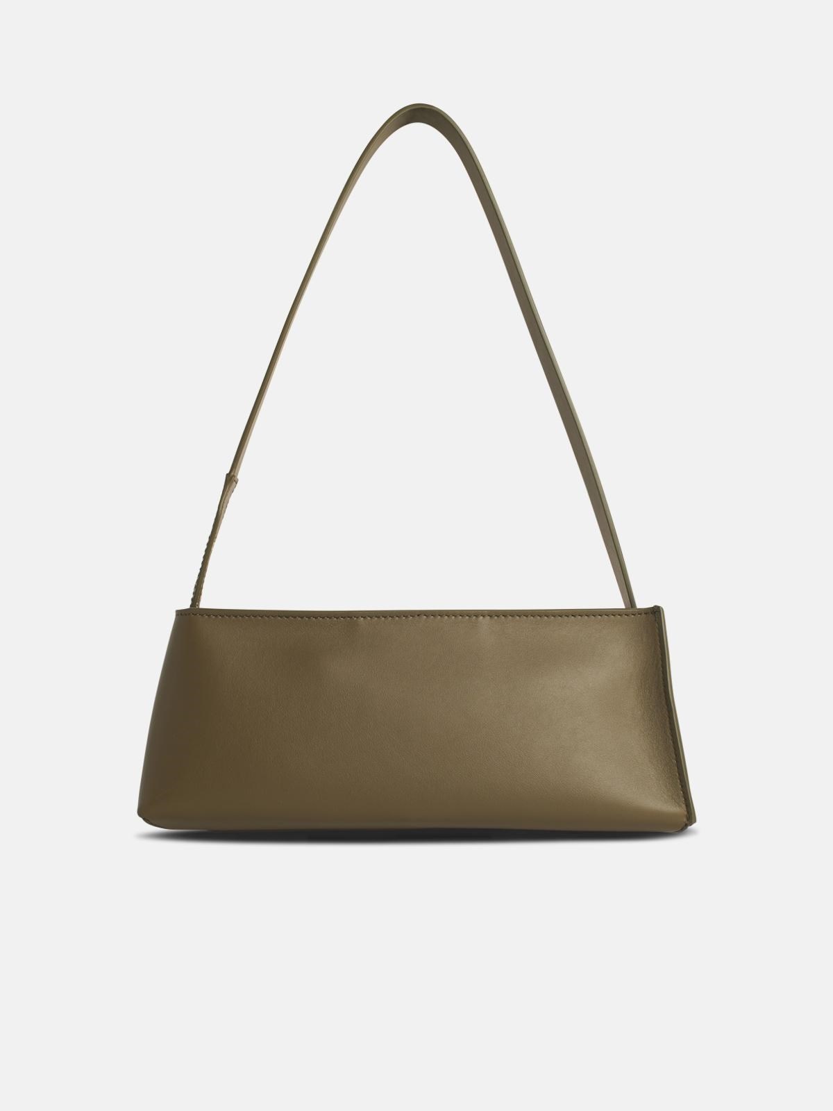 MUSEO BAGUETTE BAG IN GREEN LEATHER - 3