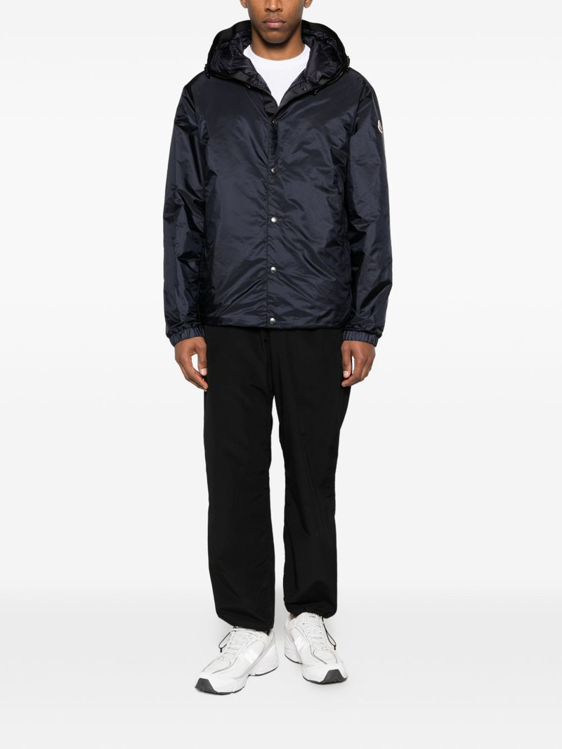 Moncler hooded press-stud-fastening jacket outlook