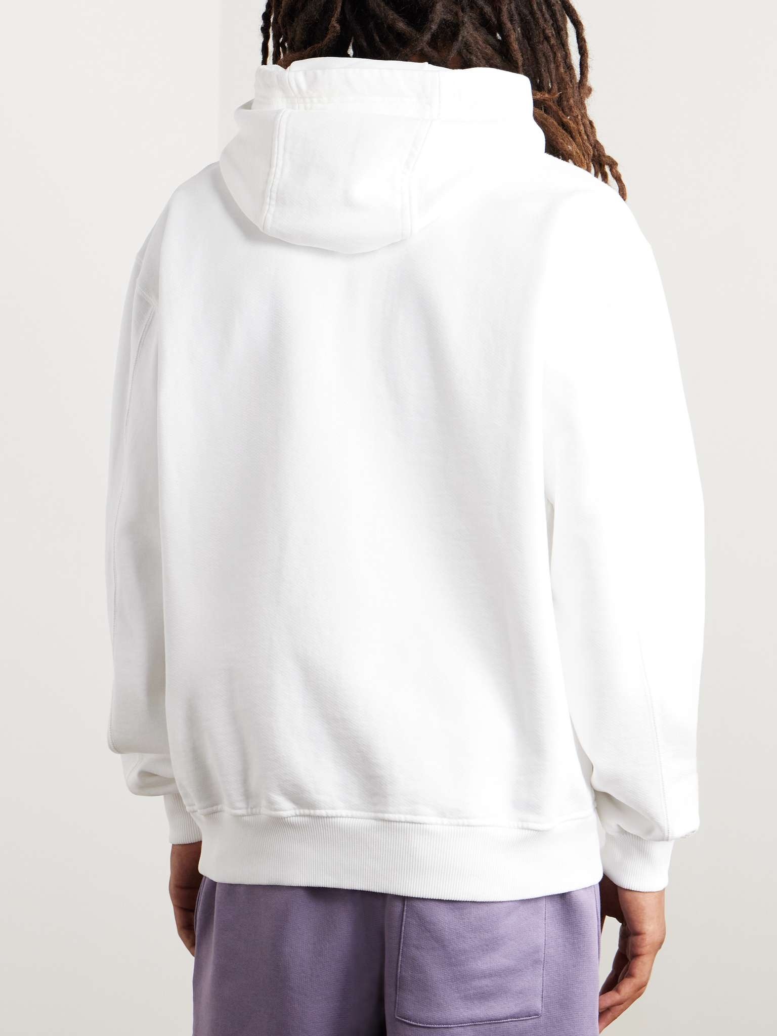 Logo-Appliquéd Organic Cotton-Jersey Hoodie - 3