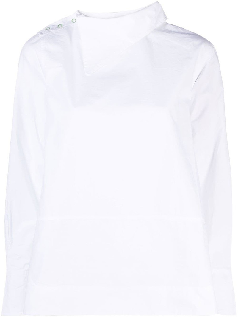 asymmetric organic cotton shirt 1