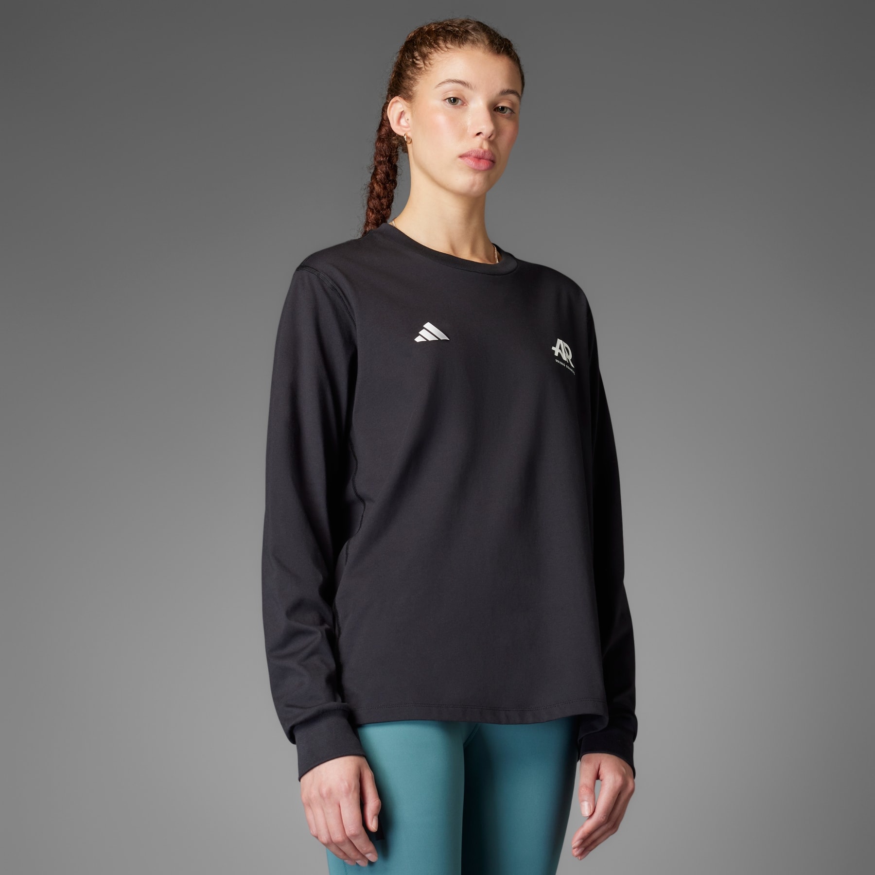 ★★Adairs★★ Runner's Long Sleeve Tee Gender Neutral JC736 Clothing - Own the Run adidas Runners Long Sleeve Tee