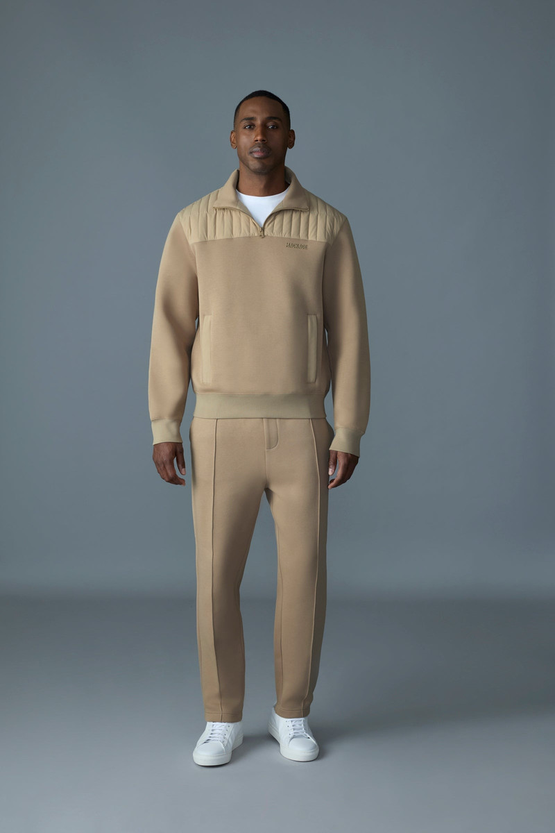 MACKAGE COREY Hybrid Down Quarter-Zip Sweater outlook