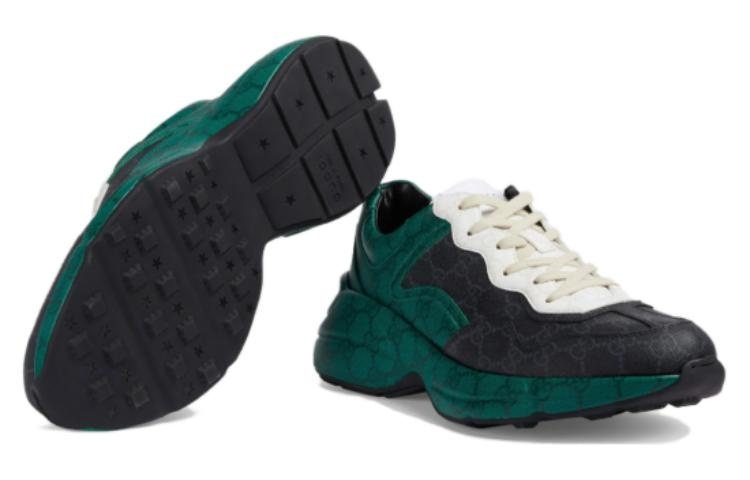 Gucci Rhyton GG Supreme Sneakers 'Green Black White' 746101-FAB4D-1059 - 4