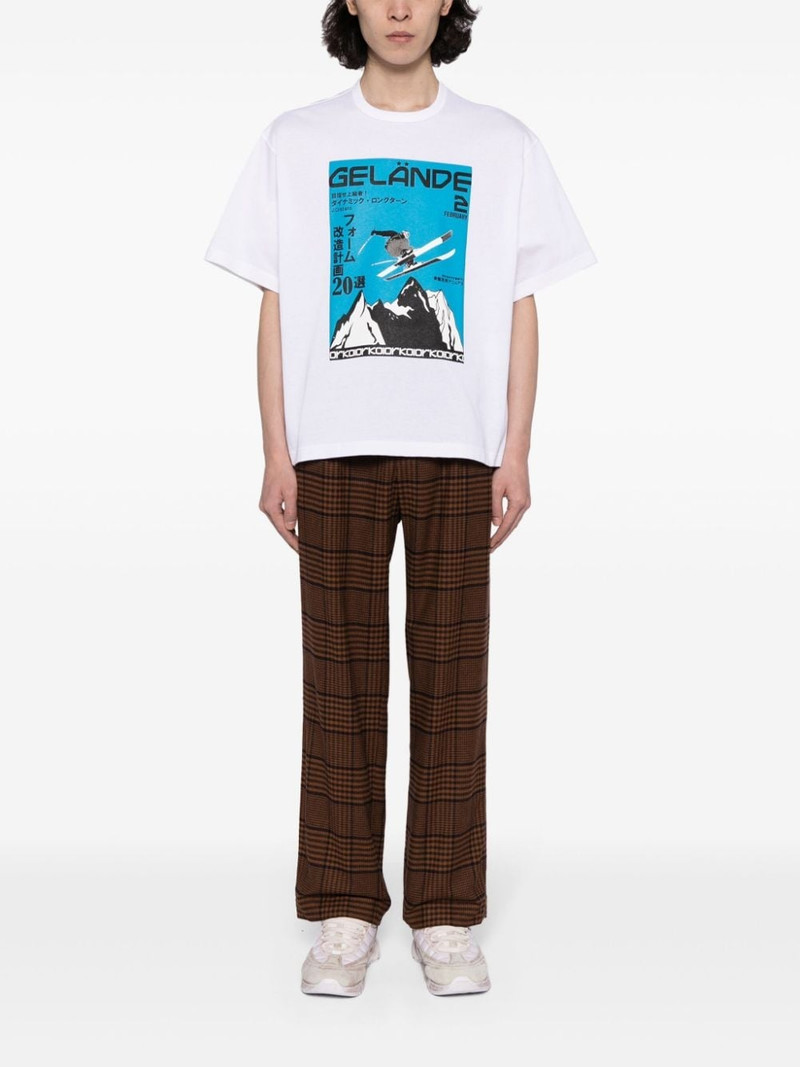Kolor graphic-print cotton T-shirt outlook