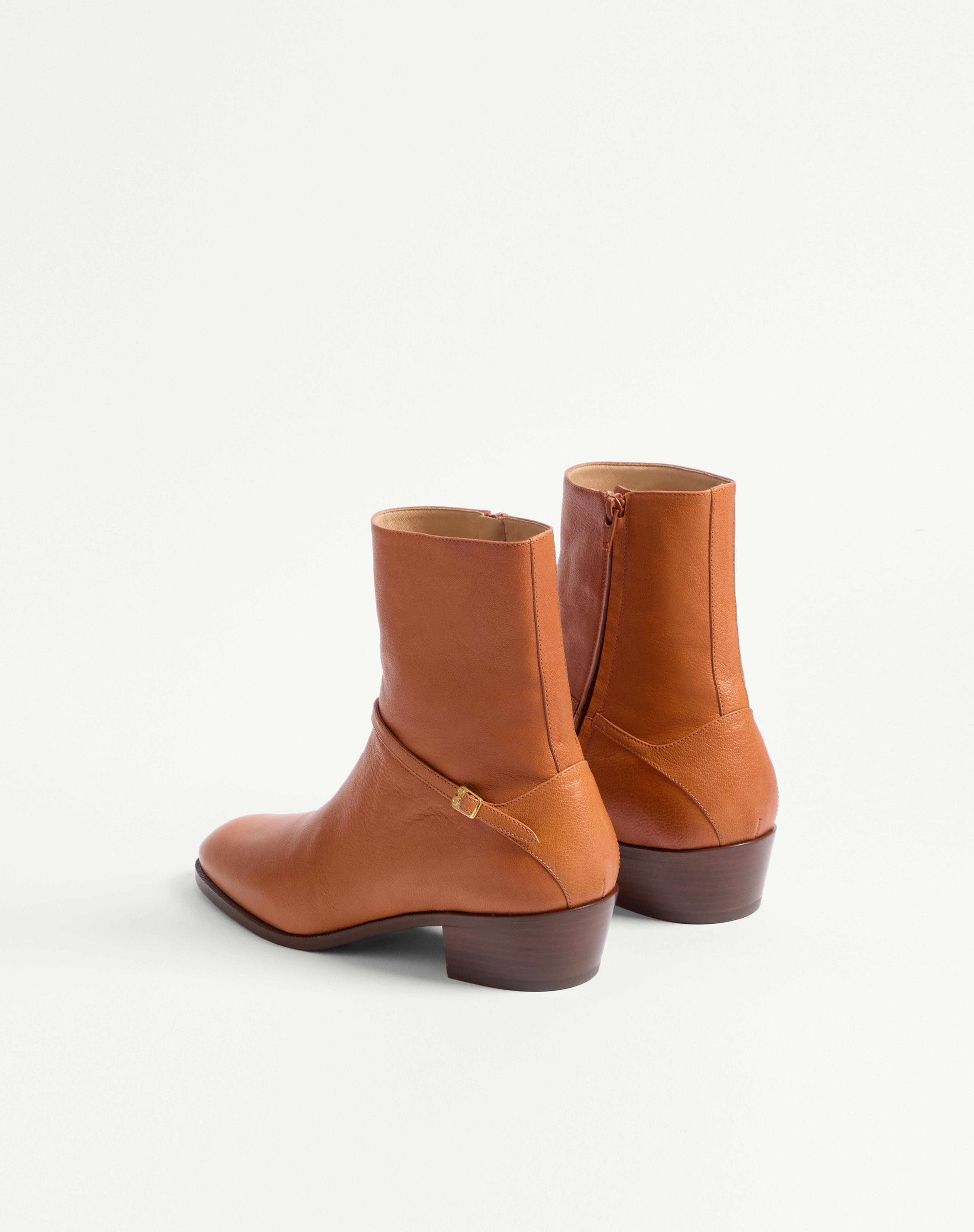 PAT ANKLE BOOT IN KIDSKIN - 5