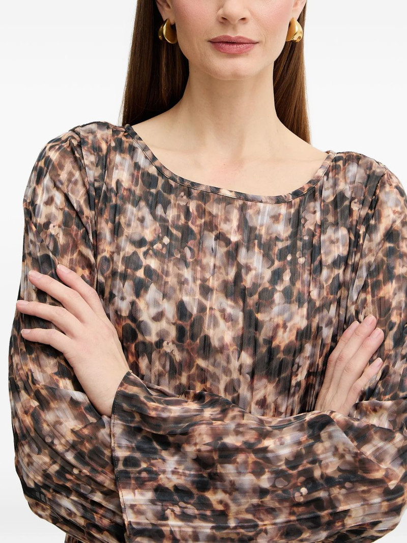 ruffled-hem mini dress 4