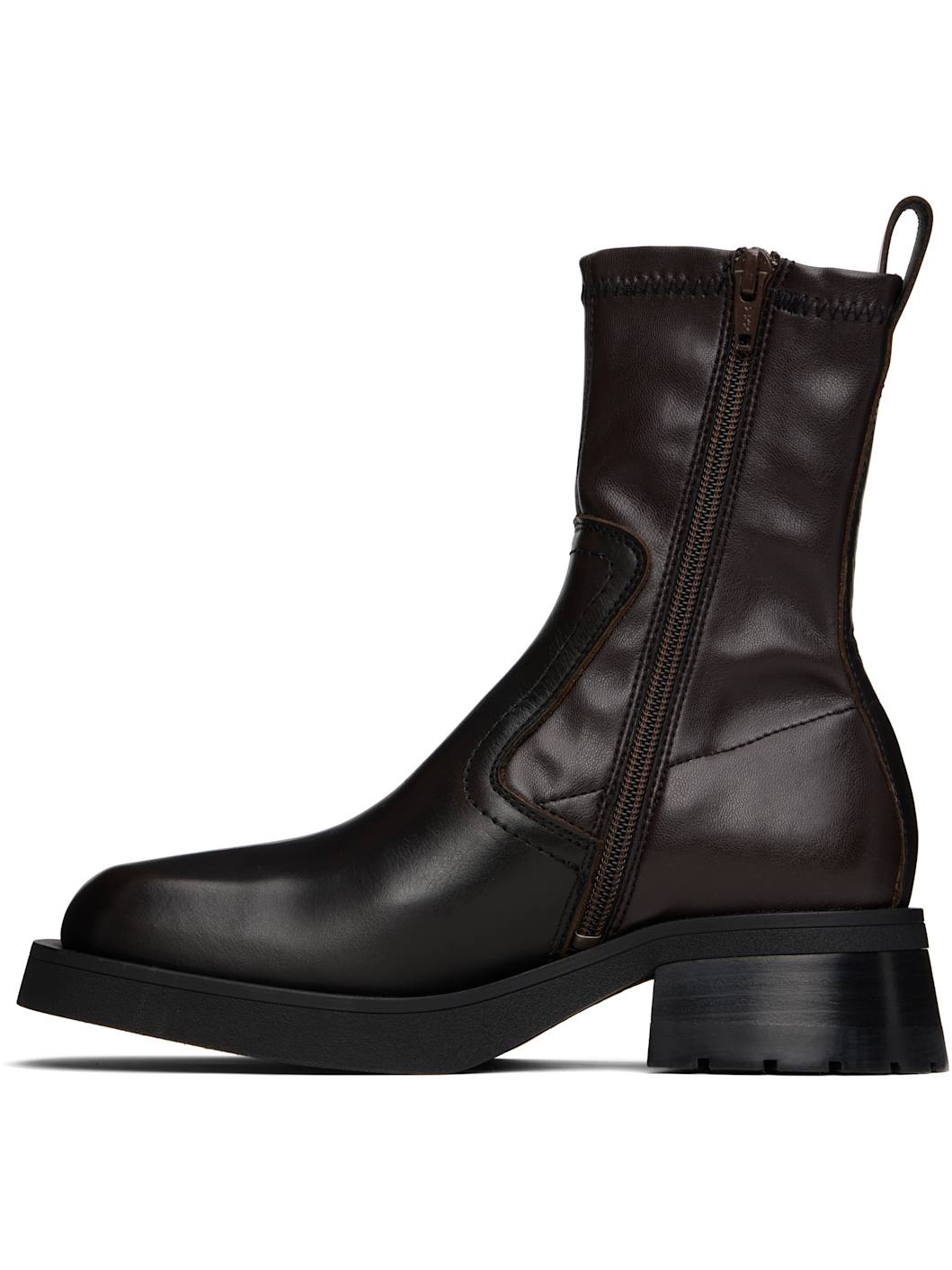 Brown New Oliana Ankle Boots - 3
