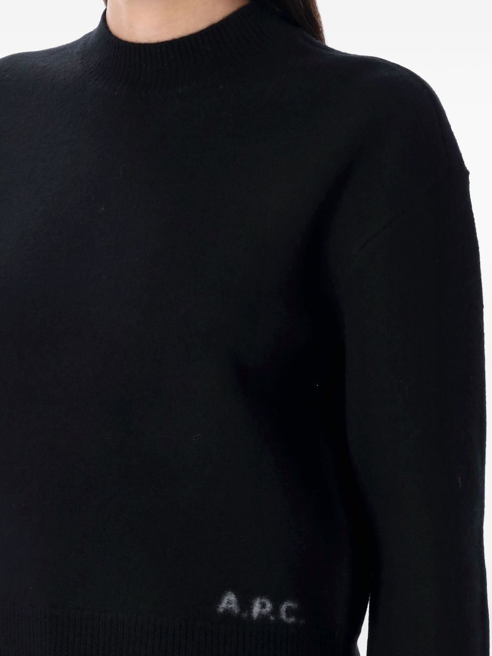 Esther crew-neck logo sweater - 3