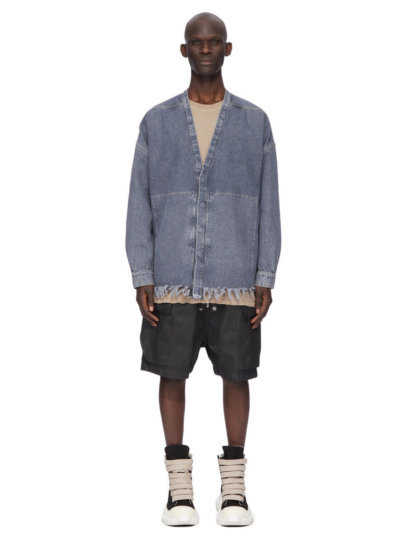 Rick Owens DRKSHDW cotton denim jacket outlook