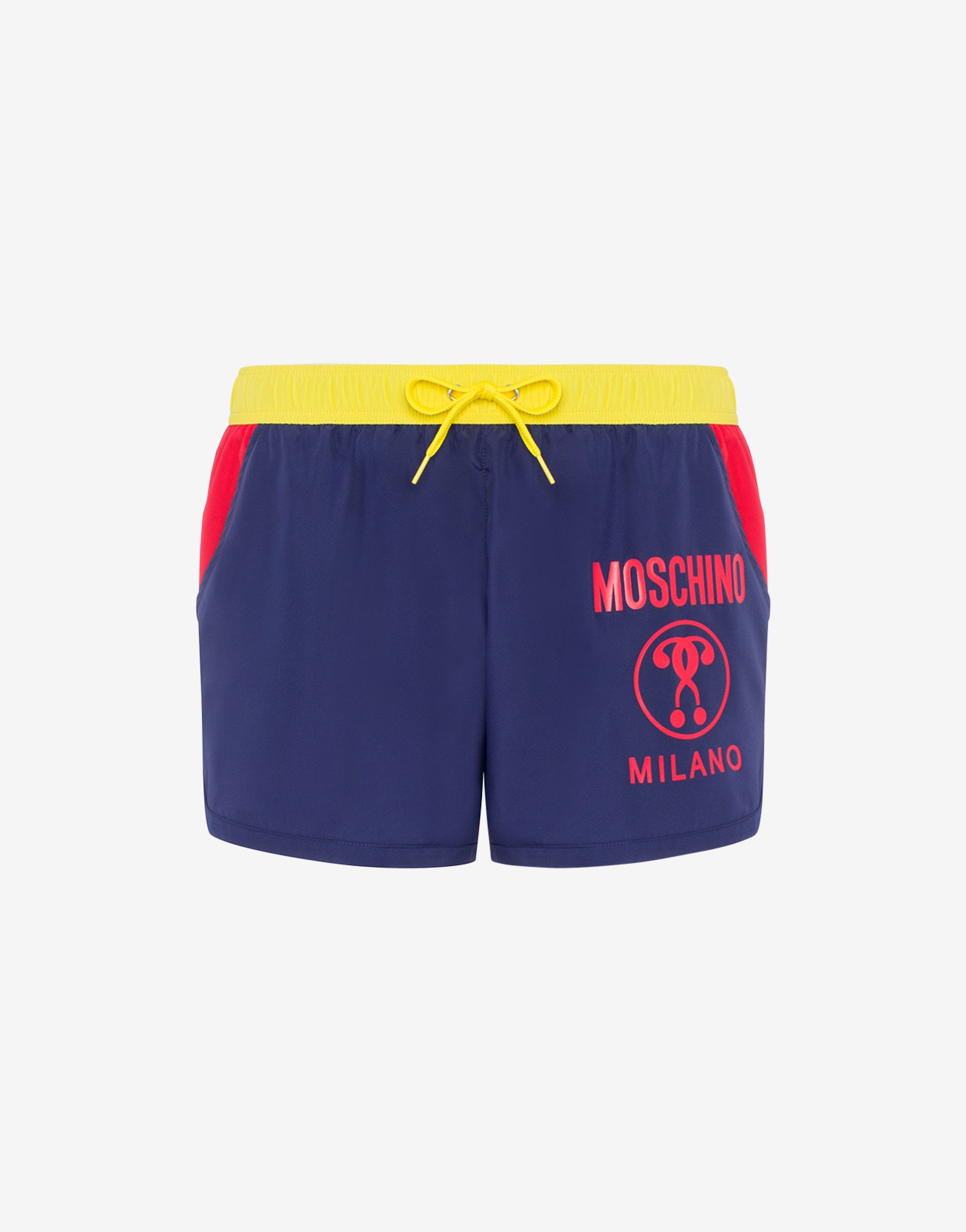 DOUBLE QUESTION MARK SWIM TRUNKS - 1