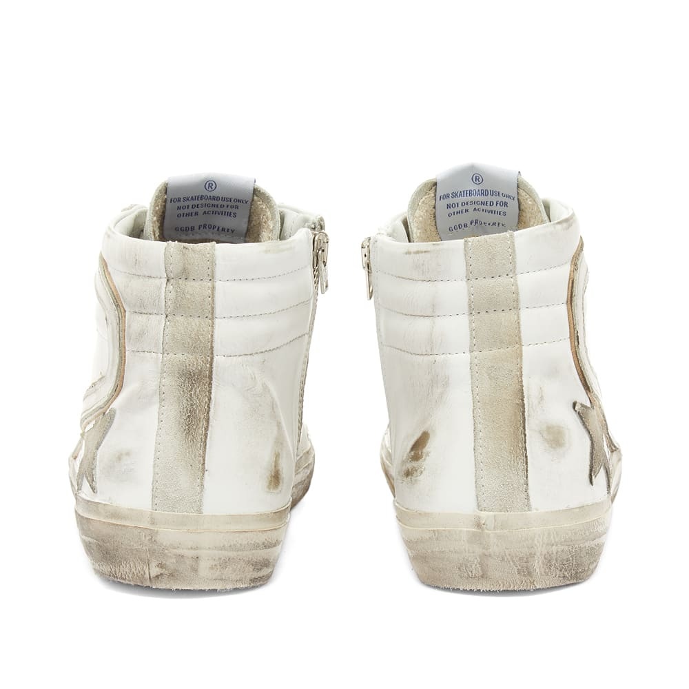 Golden Goose Slide Leather Suede Hi Sneaker - 3